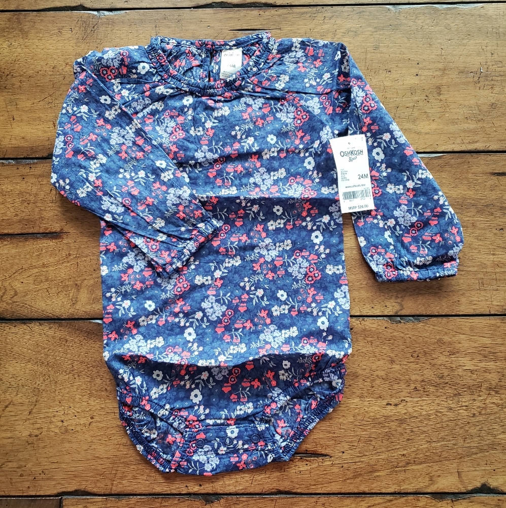NWT Gymboree Floral Onesie